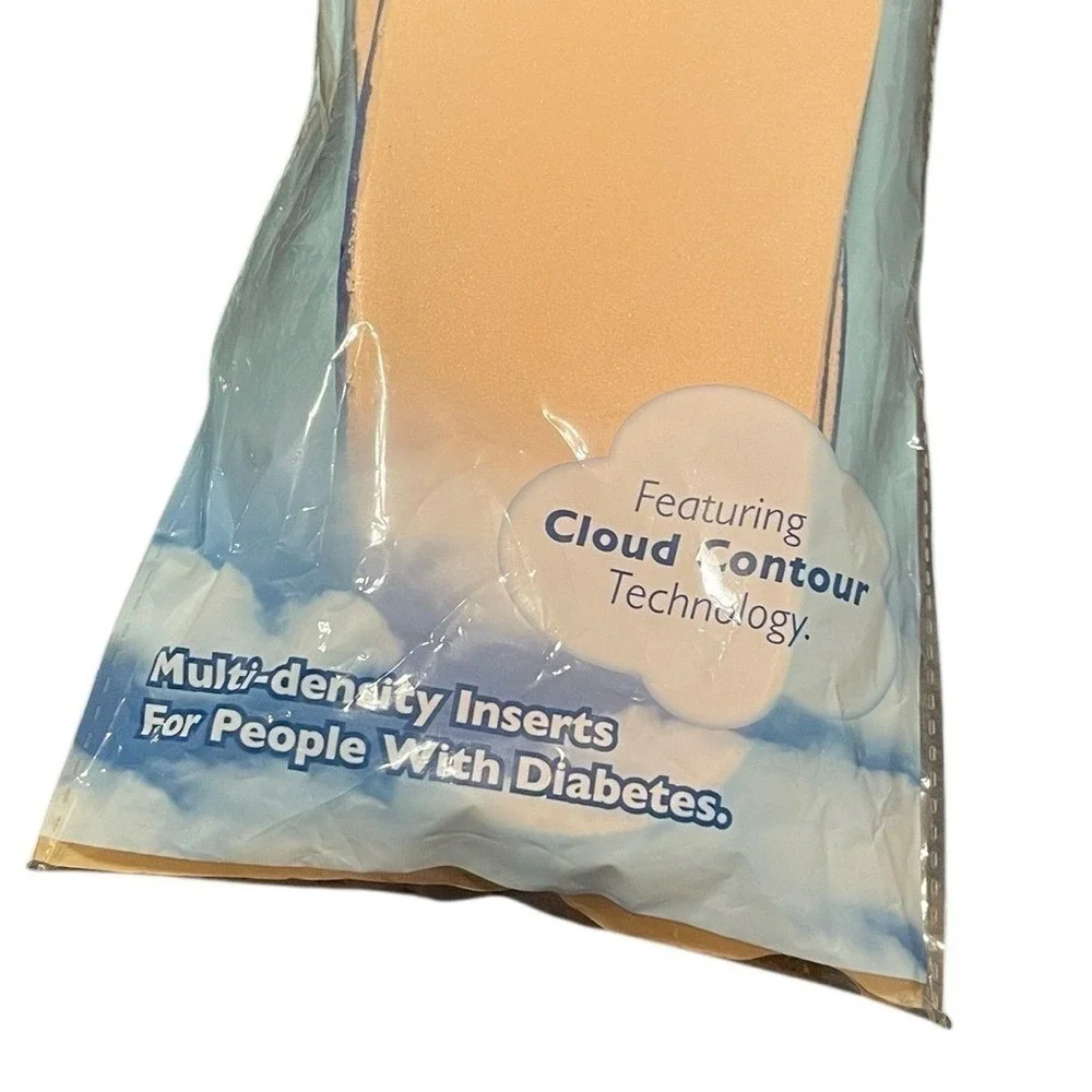 Dr. Comfort Heat Moldable‎ Inserts Suitable For Diabetics Size Women's 7